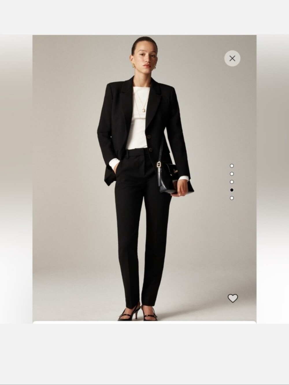 J. Crew NWT sz 8 6 Cameron black dress pants